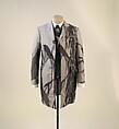 Ensemble, Thom Browne (American, born 1965), wool, cotton, silk, wood, mother-of-pearl, leather, metal, American